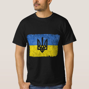 Retro Oekraïne Oekraïnse vlaggepride Patriot T-shirt