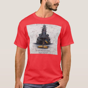 Retro  Oekraïne Postage Stamp Flag Pride Sta T-shirt