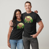 Retro Oerwoud Dierlijk Wildleven Chimpanseapen T-shirt (Unisex)