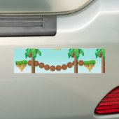 Retro of klassiek platformspel bumpersticker (Op auto)