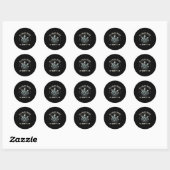 Retro Of Quartz I Do Rock Collector Geode Hunter G Ronde Sticker (Vel)