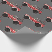Retro Off Road 4x4 Beach Buggy Wrapping Paper Cadeaupapier (Hoek)