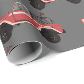 Retro Off Road 4x4 Beach Buggy Wrapping Paper Cadeaupapier (Rol Hoek)