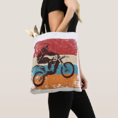 Retro Off Road Motorcycle Motocross Enduro Tote Bag (Dichtbij)