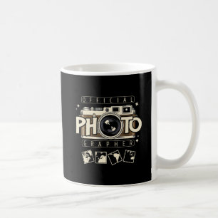 Retro Officiële Fotograaf Vintage Camerabeker Koffiemok