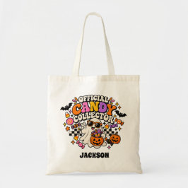 Retro Officiële Snoep Verzamel Trick or Treat Tote Bag