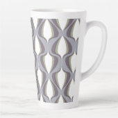 Retro Ogee Grey Latte Mok (Rechts)