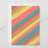 Retro Oh Baby Baby shower Uitnodiging (Achterkant)