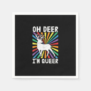 Retro Oh Hert Ik Ben Anders Pride LGBT Homo Lesbis Servet