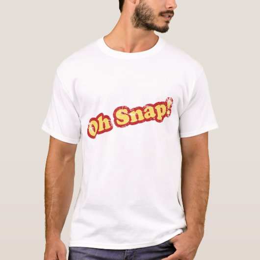 Retro Oh Snap T-Shirt (Voorkant)