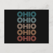 Retro Ohio -Amerikaanse staten Gifts Briefkaart (Voorkant)