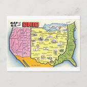 Retro Ohio briefkaart (Voorkant)