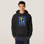 Retro Okemo Mountain Ski Sunset Hoodie (Voorkant volledig)