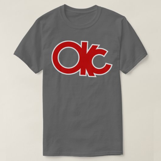 Retro Oklahoma City 89er Honkbal T-shirt (Design voorkant)