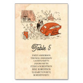  Retro Old 50s Comic Book Rustic Wedding Kaart (Voorkant)