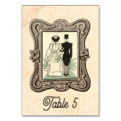  Retro Old 50s Comic Book Rustic Wedding Kaart (Achterkant)