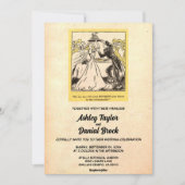  Retro Old Ancient 50s Bride Funny Wedding Kaart (Voorkant)