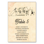  Retro Old Bridesmaids Chic Rustic Wedding Kaart (Achterkant)