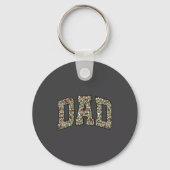 Retro Old Camo Dad Camouflage Fathers Day  Sleutelhanger (Voorkant)