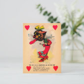 Retro Old Cat Vinegar Valentijnsdag Briefkaart (Staand voorkant)