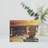 Retro Old Fashioned Shot en a Beer Tavern Briefkaart (Staand voorkant)