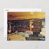 Retro Old Fashioned Shot en a Beer Tavern Briefkaart (Voorkant / Achterkant)