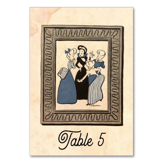  Retro Old Funny 50s Comic Rustic Wedding Kaart (Voorkant)