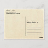 Retro Old Kijk Hawaii Oahu Island Waikiki Beach Briefkaart (Achterkant)