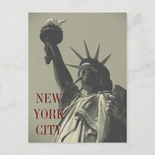 Retro Old look Statue of Liberty New York City Briefkaart