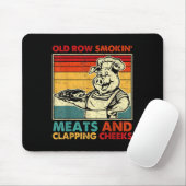 Retro Old Row Smoking Meats And Clapping Cheeks Fu Muismat (Met muis)