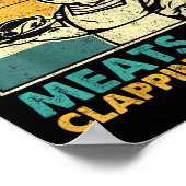 Retro Old Row Smoking Meats And Clapping Cheeks Fu Poster (Hoek)