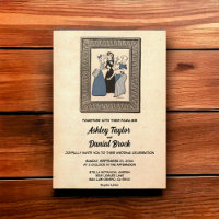 Retro Old Rustic Funny Comic Book Wedding