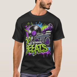 Retro Old School Beats Graphic T-shirt – Vinyl