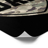 Retro Old School Camo Vader Zak Camouflage Vader Poster (Hoek)