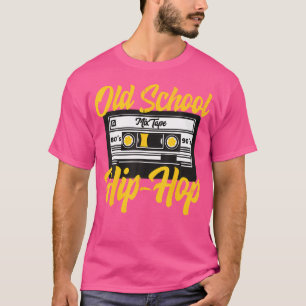 Retro Old School Hip Hop 80S 90S Mixtape Cassette T-shirt