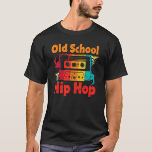 Retro Old School Hip Hop 80s 90s Mixtape Graphic T-shirt