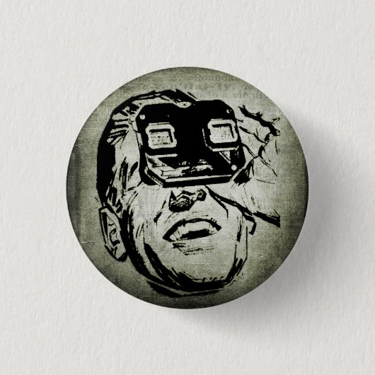 Retro Old School Photo Viewer Kitshch Ronde Button 3,2 Cm (Voorkant)