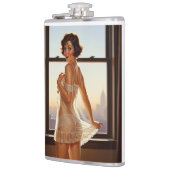 Retro Old School Pin-Up Girl Heupfles (Links)