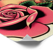 Retro Old School Tattoo Pin Up Poster (Hoek)