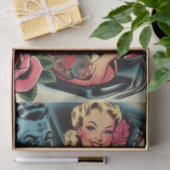 Retro Old School Tattoo Pin Up Tissuepapier (Geschenk)