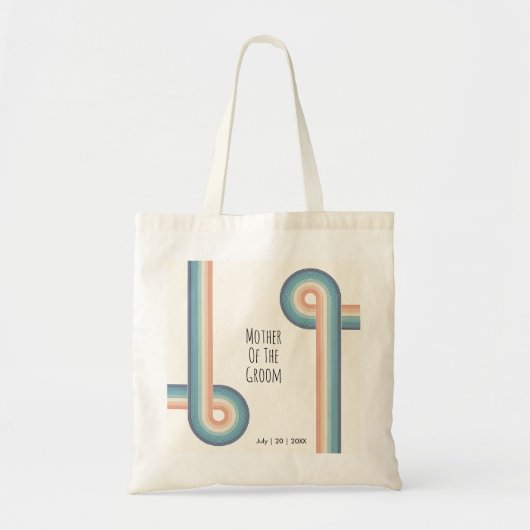  Retro Old Style 70's Moeder van de Groom Tote Bag (Voorkant)