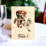 Retro Old Style Comic Book Rustic Wedding Kaart<br><div class="desc">Deze  retro-komische bruiloft is geschikt voor een moderne bruiloft. Het oude minimalistische ontwerp is voorzien van het  Retro Old Style Comic Book Rustic Wedding Table Number</div>