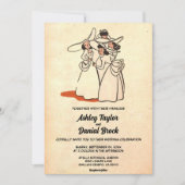  Retro Old Style Rustic Bridesmaids Weddenschap Kaart (Voorkant)