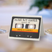 Retro Oldie Maar Goodie Cassettebandje Bruiloft Bedankkaart