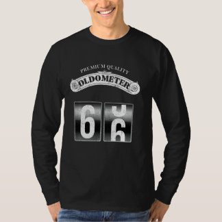 Retro Oldometer 65-66 Grappig 66ste verjaardag T-shirt