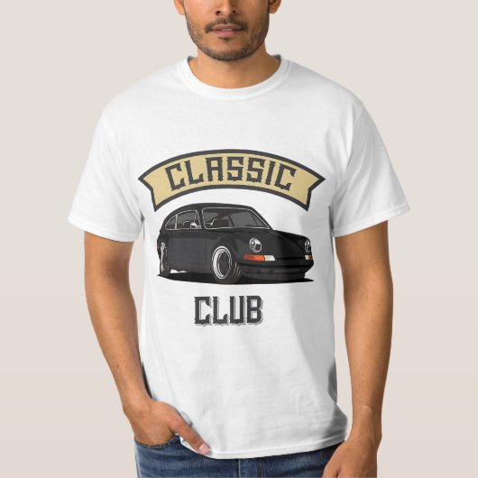 Retro Oldschool Tuning & Gaming Oldtimer Enthusias T-shirt (Voorkant)