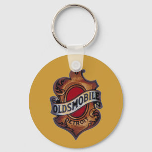 Retro oldsmobile-teken sleutelhanger
