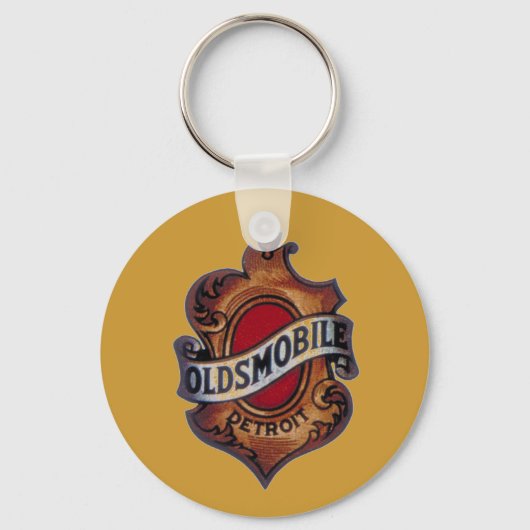 Retro oldsmobile-teken sleutelhanger (Voorkant)