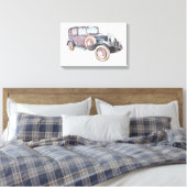 Retro oldtimer. canvas afdruk (Insitu (Slaapkamer))