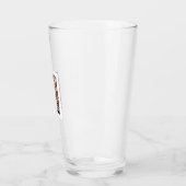 Retro Olieveld Amerikaanse Vlag Vector T-shirt Ont Glas (Links)